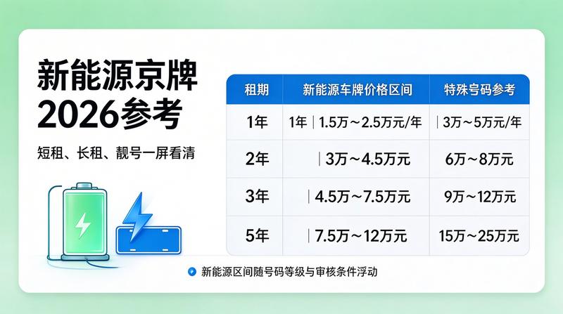 最新京牌租赁政策分析